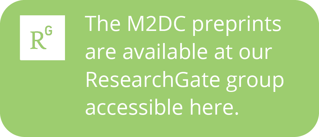The M2DC preprints are available at our ResearchGate group accessible here